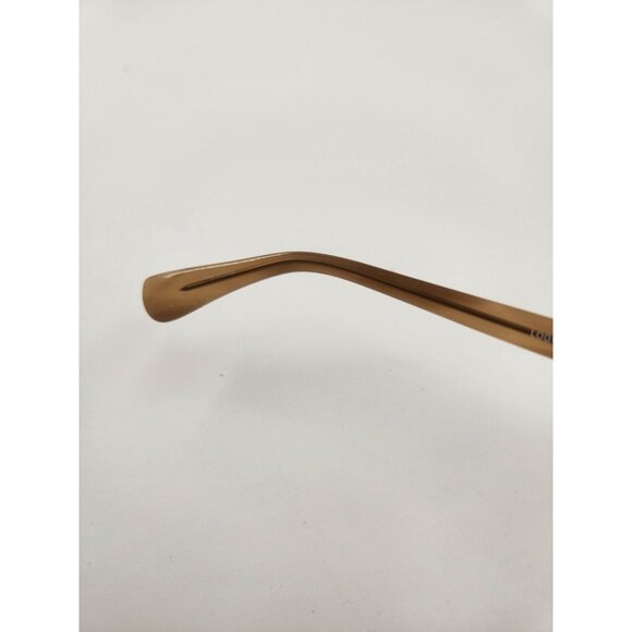 MAX MARA MM0011 47E Beige Brown Cat Eye Plastic Sunglasses Frame 58-16-140 LOGO5 main image 6